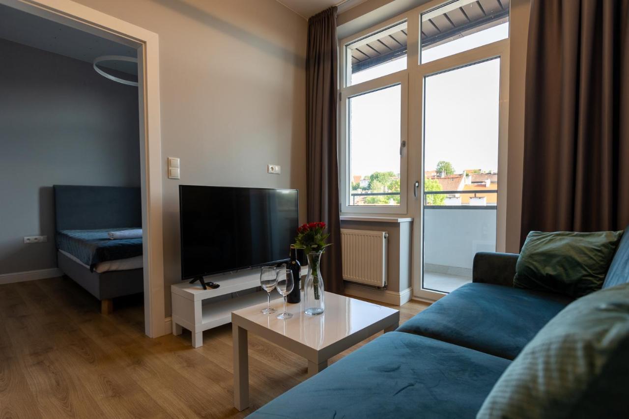 Ostroda City Center Pko Lake Apartments Balcony Buitenkant foto
